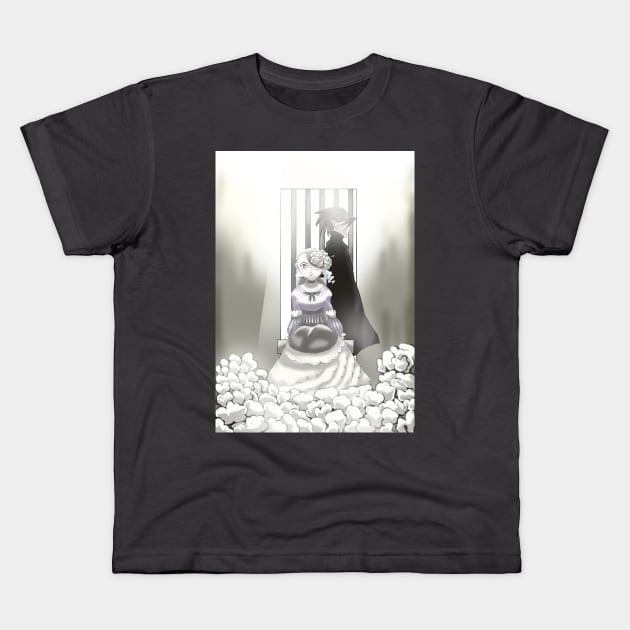 Prison's White Garden Kids T-Shirt by Dearly Mu